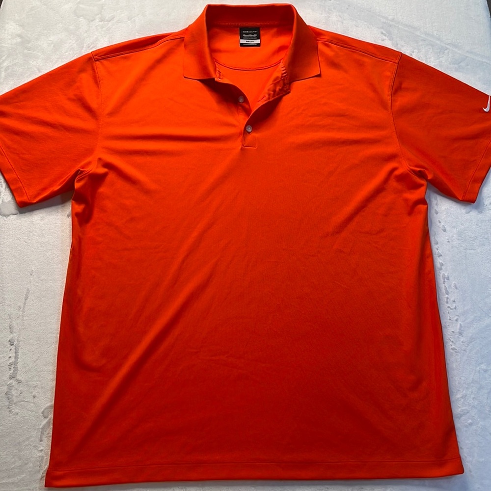 Nike Golf Orange Polo shirt XXL